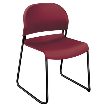 HON Stacking Chair, 21-1/2"L31"H, Armless H4031.MB.T